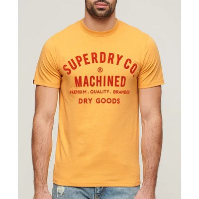 SUPERDRY Workwear Flock Graph T恤 耐磨 復古工裝 正品歐洲代購 [140589069]