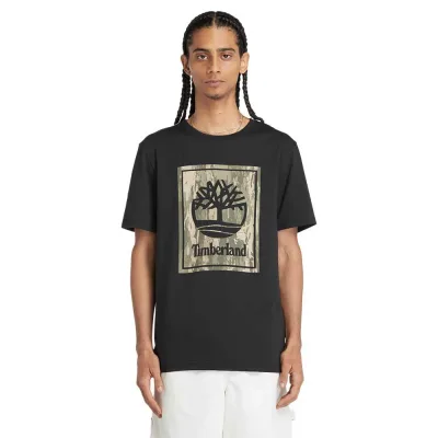 TIMBERLAND Stack Logo Camo Short Sleeve T Shirt T恤 正品代購