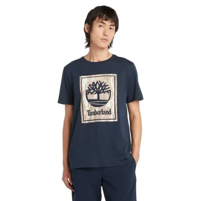 TIMBERLAND Stack Logo Camo Short Sleeve T Shirt T恤 正品代購