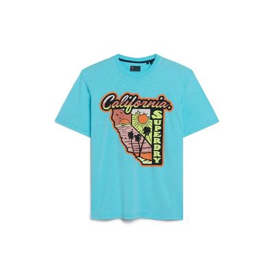 SUPERDRY Neon Travel Graphic T恤 寬鬆 復古 正品歐洲代購 [140603957]
