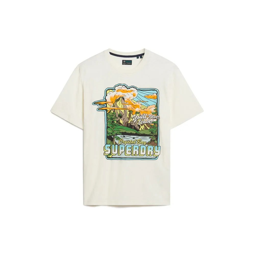 SUPERDRY Neon Travel Graphic T恤 寬鬆 復古 正品歐洲代購 [140603958]