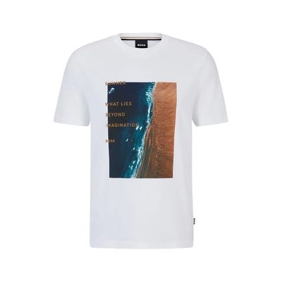 BOSS Tiburt Short Sleeve T恤 舒適 經典 百搭 男款 正品歐洲代購 [140656852]