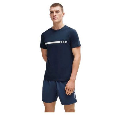 BOSS Slim Fit Short Sleev T恤 純棉 修身 有機棉 男款 正品歐洲代購 [140765162]