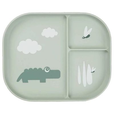 DONE BY DEER Deer Croco Compartments 餐盤組 正品代購