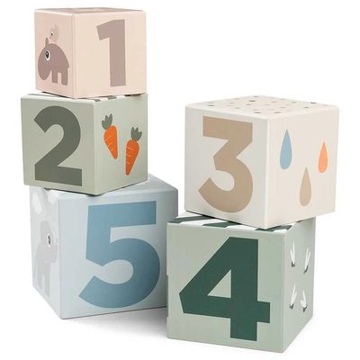 DONE BY DEER Deer Friends Stackable Blocks 嬰兒玩具 正品代購