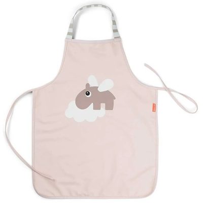 DONE BY DEER Deer Waterproof Apron Children Happy Clouds 圍兜口水巾 正品代購