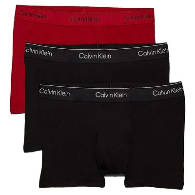 CALVIN 3件組 Klein 四角褲 透氣 舒適 男內褲 平口褲 正品歐洲代購 [141051833]