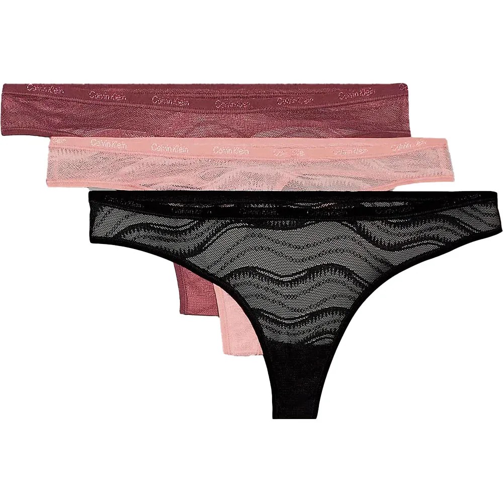 CALVIN KLEIN 3件組 Thong 3 無痕 舒適 正品歐洲代購 [141051865]