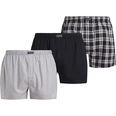 CALVIN 3件組 Klein Trad 四角褲 純棉 寬鬆 男內褲 平口褲 正品歐洲代購 [141052060]