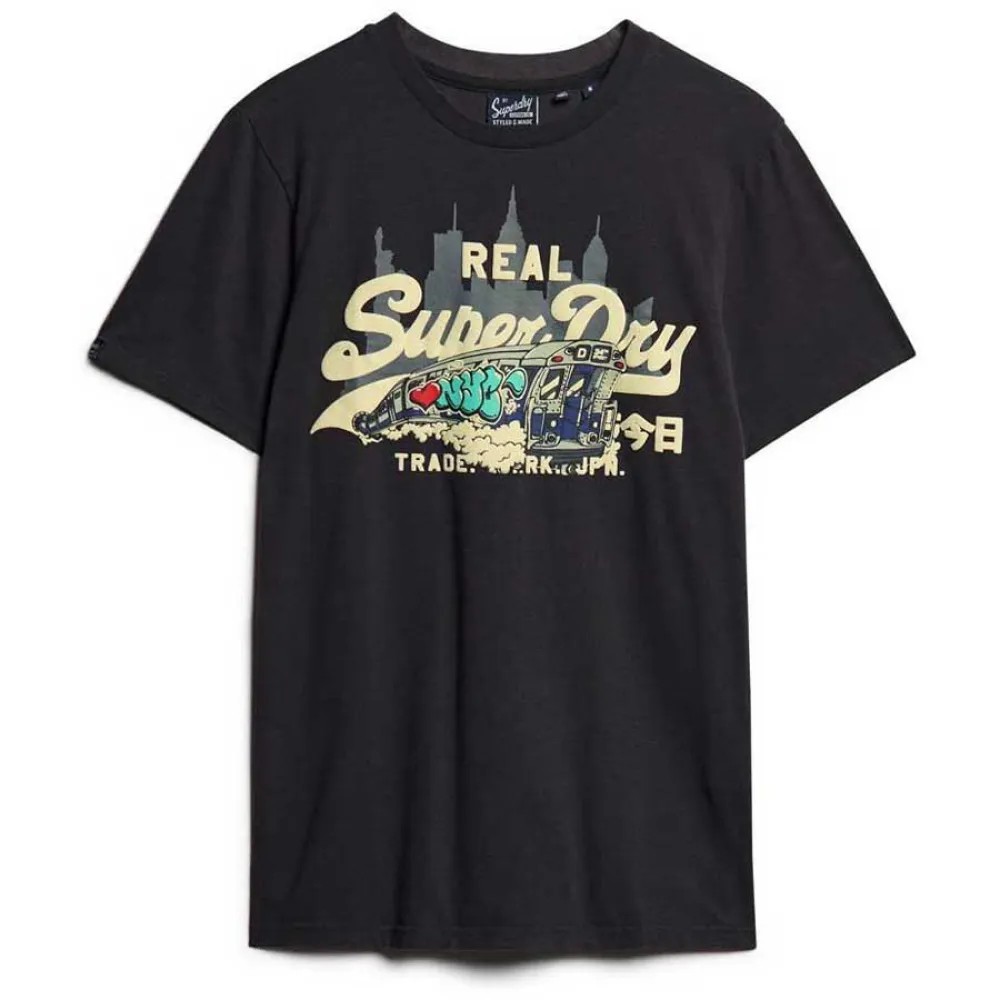 SUPERDRY New York Vl Graphic T恤 柔軟棉質 正品歐洲代購 [141110733]