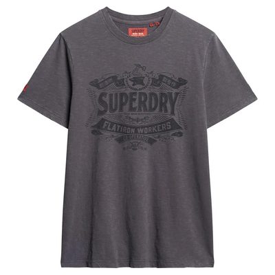 SUPERDRY Workwear Script Grap T恤 復古圖案 正品歐洲代購 [141111119]