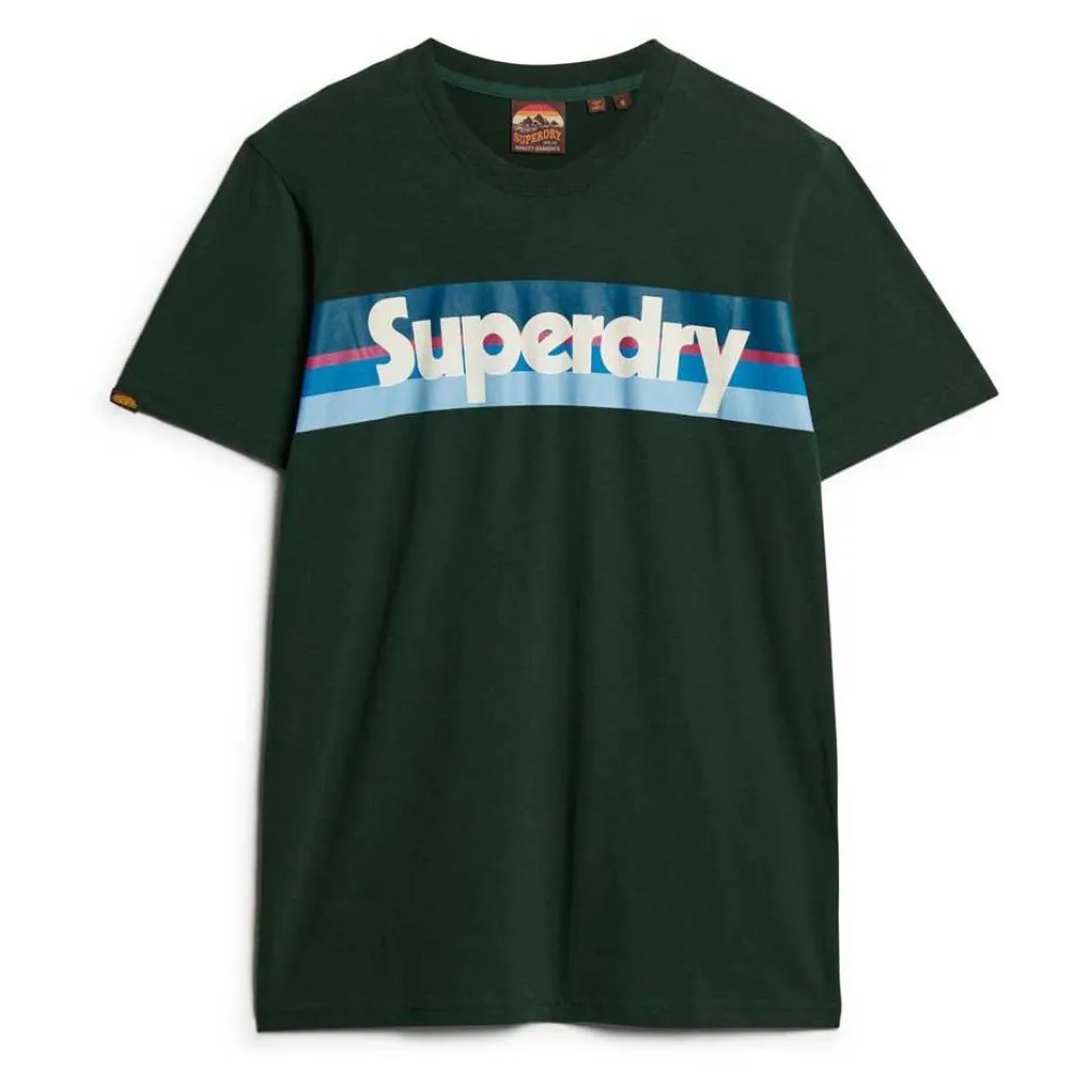 SUPERDRY Retro Stripe Logo Sh T恤 復古 棉質 正品歐洲代購 [141127719]