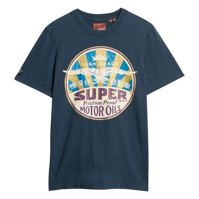 SUPERDRY Workwear Gasoline Sh T恤 有機棉 寬鬆版型 正品歐洲代購 [141198395]