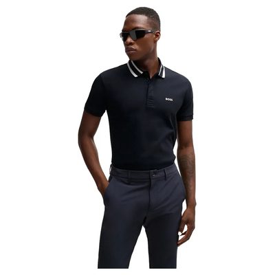 BOSS Paule Short Sleeve POLO衫 透氣 舒適 有領 休閒 正品歐洲代購 [141243197]
