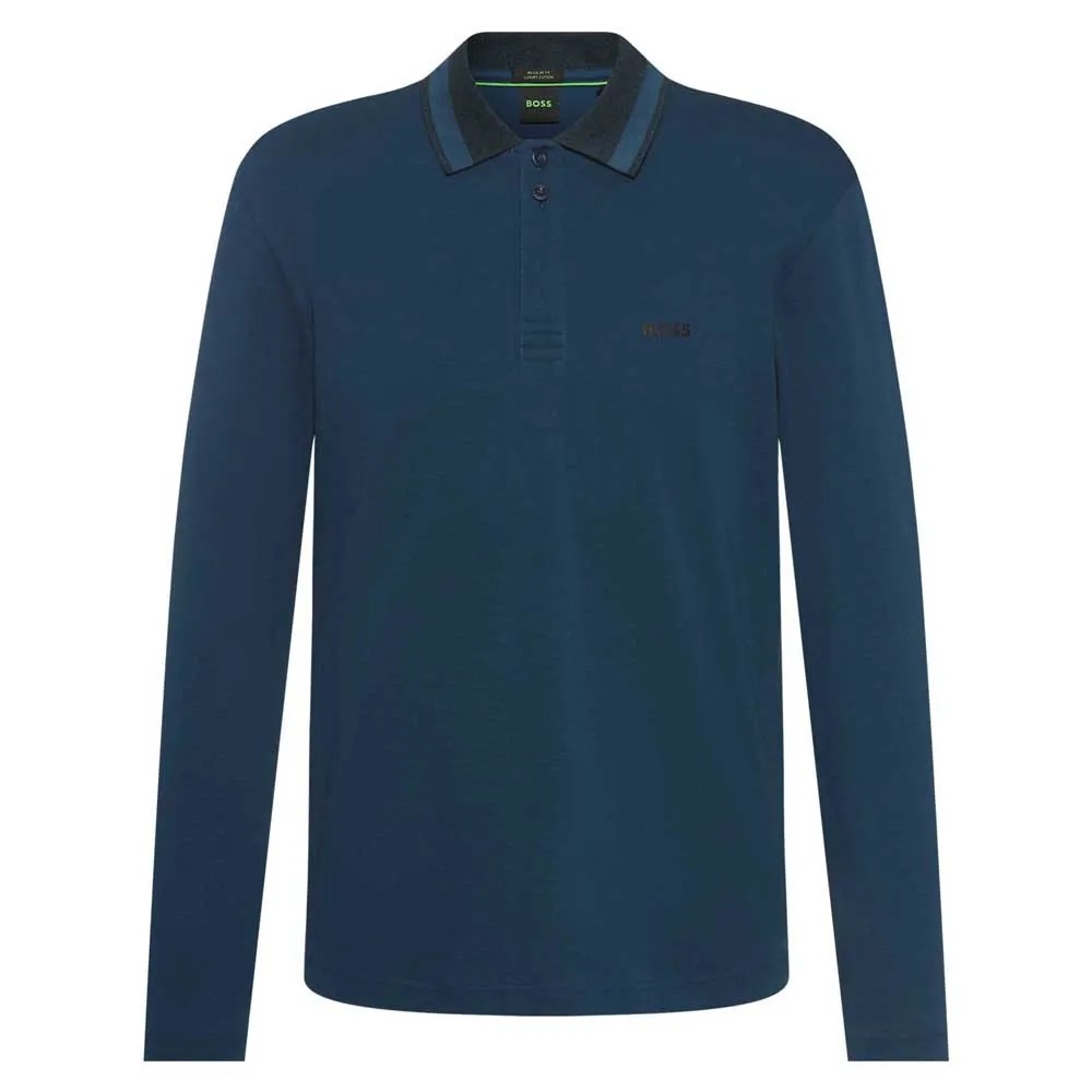 BOSS Plisy Long Sleeve POLO衫 舒適 合身版型 正品歐洲代購 [141243231]