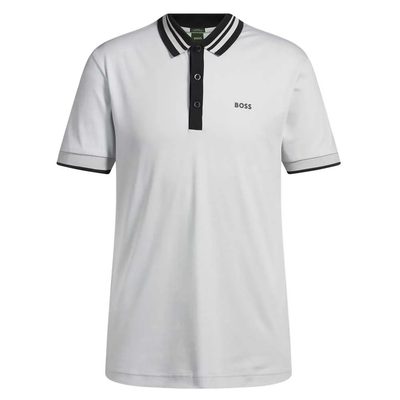BOSS Paule Tape Short Sle POLO衫 合身剪裁 棉質面料 正品歐洲代購 [141391637]