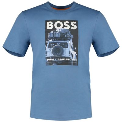 BOSS Mextour Short Sleeve T恤 透氣 舒適 經典 男款 正品歐洲代購 [141488210]