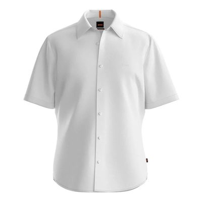 BOSS Rash Short Sleeve Sh 純棉 透氣 永續 男款 正品歐洲代購 [141546084]