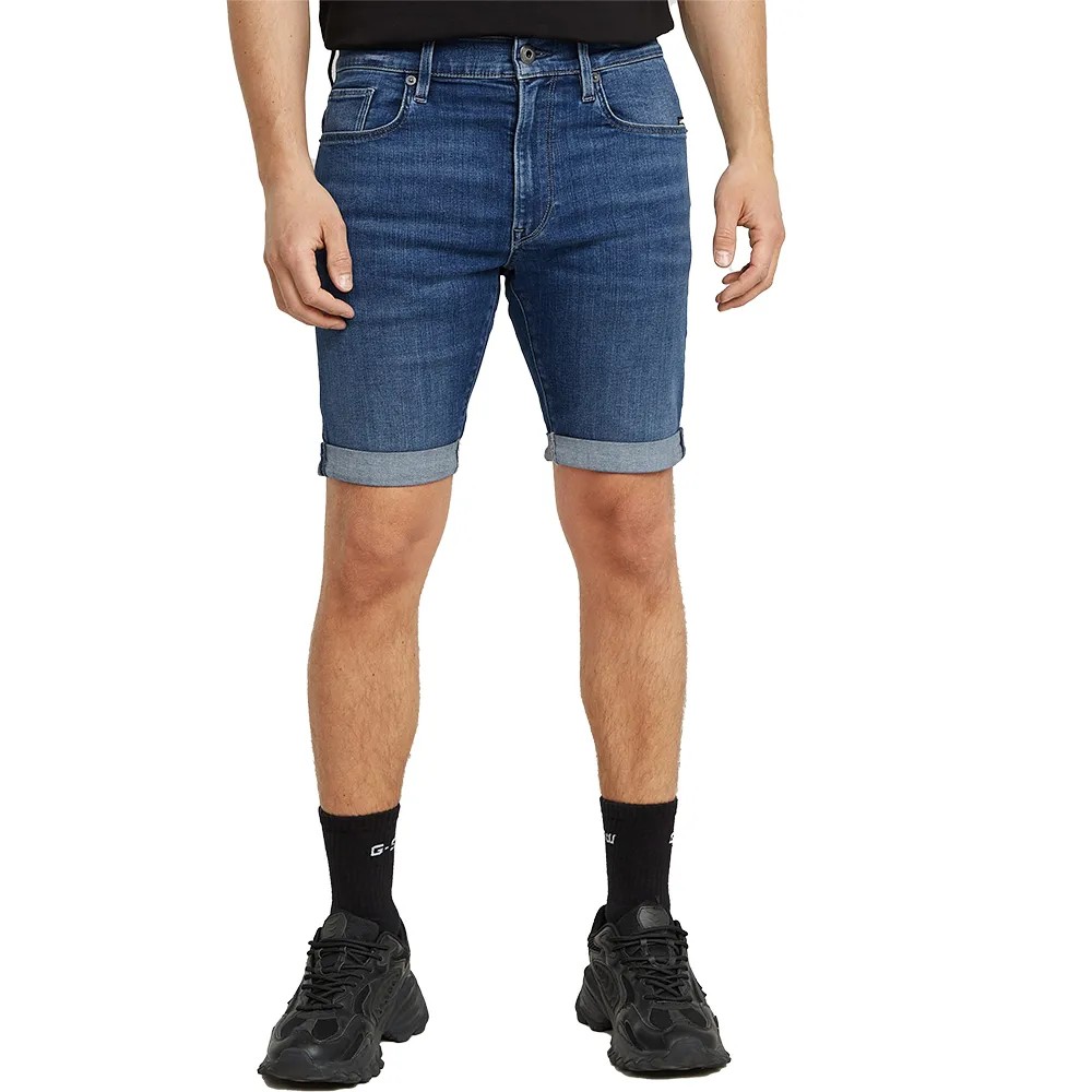 G-STAR RAW Star Slim Denim 短褲 修身 工裝 休閒 運動 正品歐洲代購 [141549536]