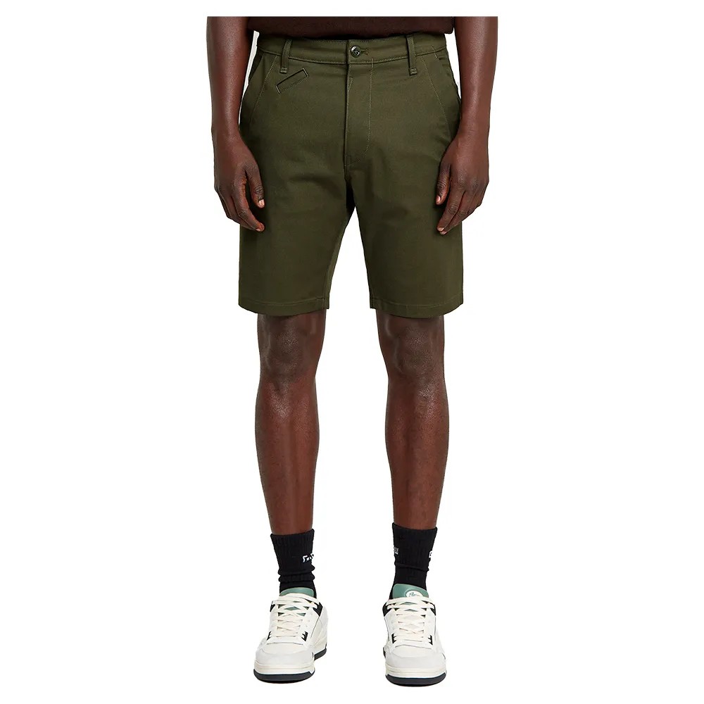 G-STAR RAW Star Bronson Slim Ch 短褲 修身 卡其 正品歐洲代購 [141549556]