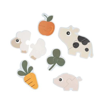 DONE BY DEER Deer First Jigsaw Set Tiny Farm Puzzle 拼圖 正品代購