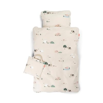 DONE BY DEER Deer Int Dk Tiny Farm Baby Cotton Sheets 睡眠寢具 正品代購