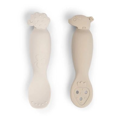 DONE BY DEER Deer Learning Set Tiny Farm Spoon 餐具組 正品代購