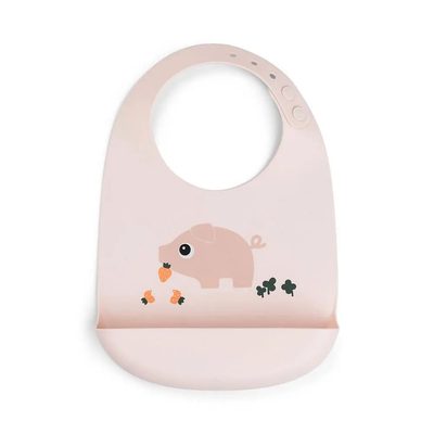 DONE BY DEER Deer Silicone Pigee 圍兜口水巾 正品代購