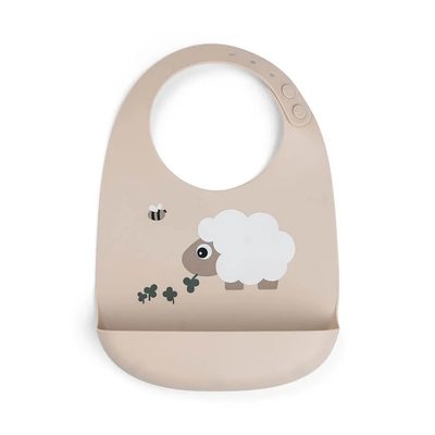 DONE BY DEER Deer Silicone Sheepy 圍兜口水巾 正品代購