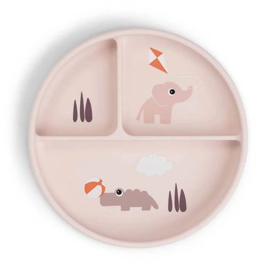 DONE BY DEER Deer Stick Stay Compartment Playground Plate 餐盤組 正品代購