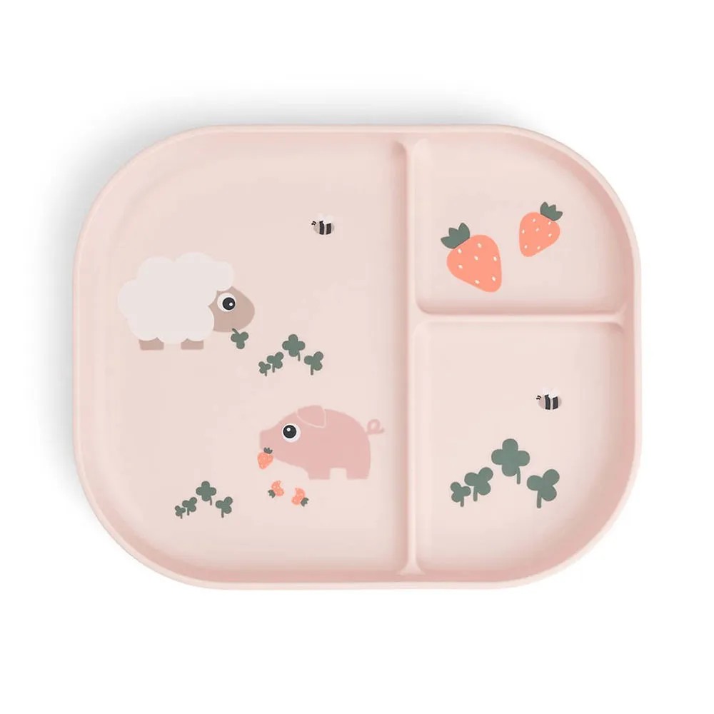 DONE Deer Tiny Farm Plate 防滑 無毒材質 正品歐洲代購 [141632411]