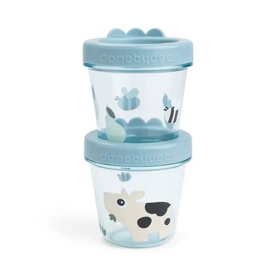 DONE BY DEER Deer Tiny Farm Lunch Box 保鮮盒與便當盒 2件組 正品代購