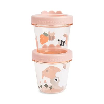 DONE BY DEER Deer Tiny Farm Lunch Box 保鮮盒與便當盒 2件組 正品代購