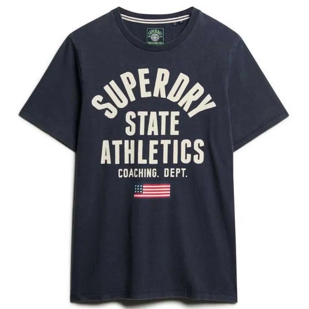 SUPERDRY Athletic Ess Short S T恤 透氣 舒適 正品歐洲代購 [141662946]