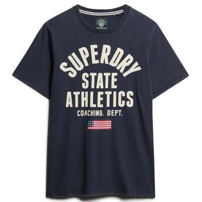 SUPERDRY Athletic Ess Short S T恤 透氣 舒適 正品歐洲代購 [141662946]