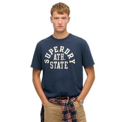 SUPERDRY Athletic Ess Short S T恤 透氣 修身 正品歐洲代購 [141662949]
