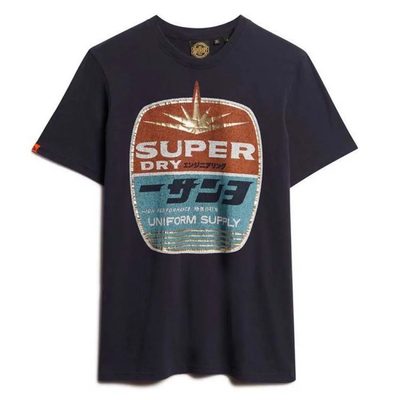 SUPERDRY Gasoline Graphic Rel T恤 耐磨 透氣 寬鬆 正品歐洲代購 [141663261]