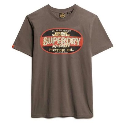 SUPERDRY Gasoline Graphic Rel T恤 耐磨 透氣 寬鬆 正品歐洲代購 [141663262]