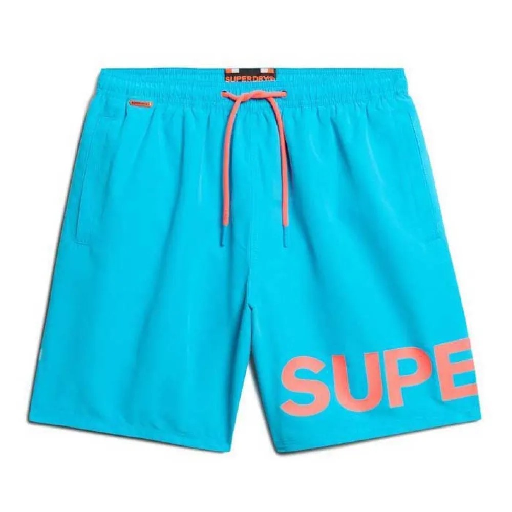 SUPERDRY Graphic 17 Swimming 短褲 透氣 網眼內襯 正品歐洲代購 [141663267]