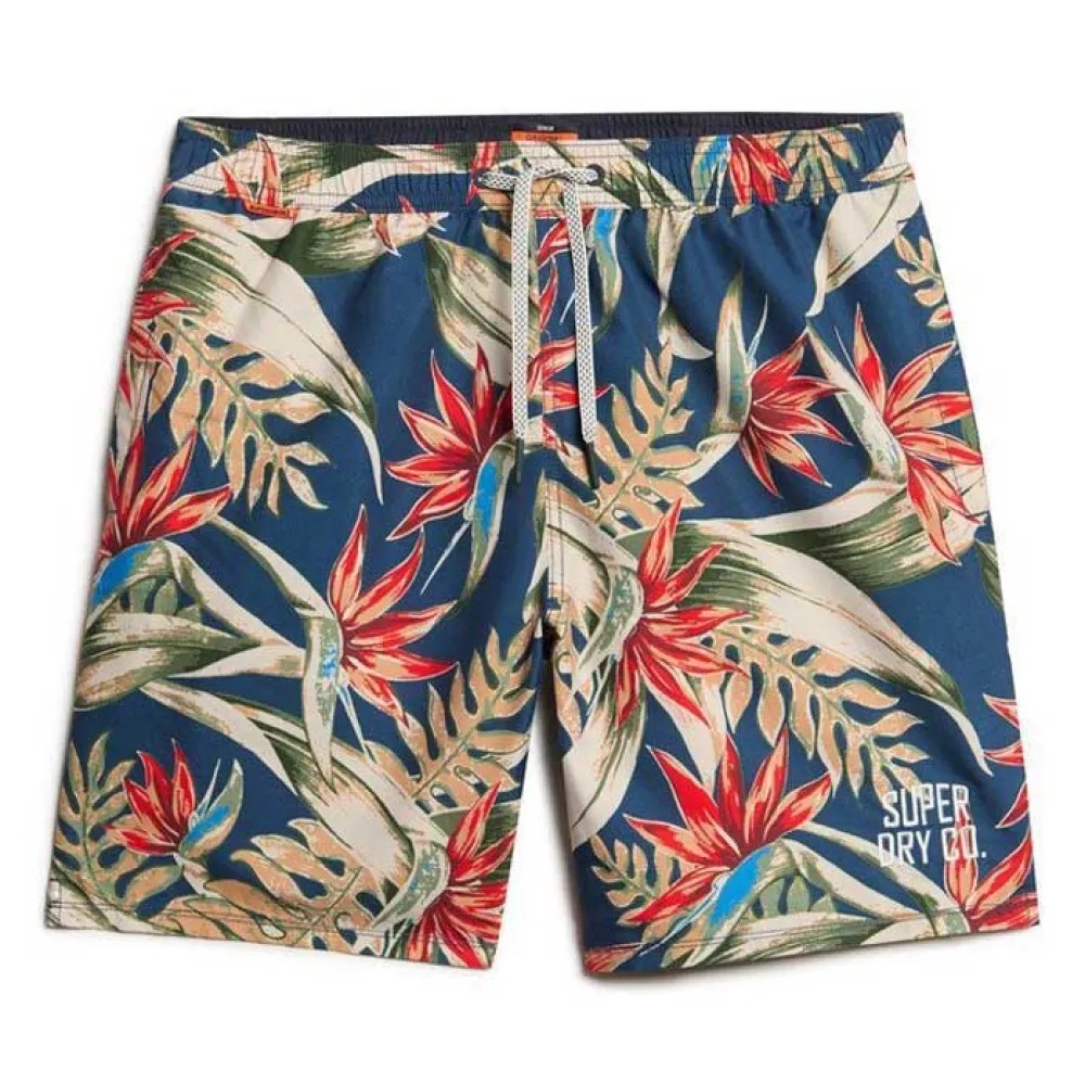 SUPERDRY Hawaiian Print 16 Sw 短褲 夏威夷印花 快乾 正品歐洲代購 [141663272]