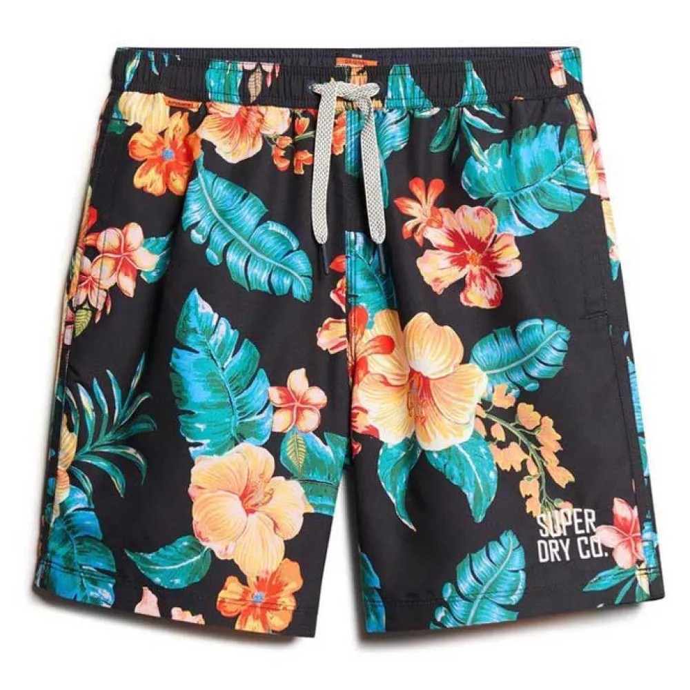 SUPERDRY Hawaiian Print 16 Sw 短褲 夏威夷印花 快乾 正品歐洲代購 [141663273]