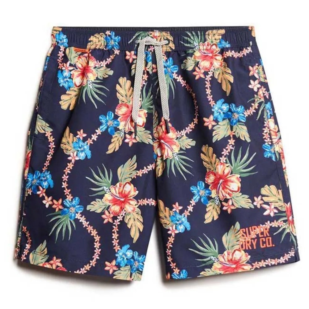 SUPERDRY Hawaiian Print 16 Sw 短褲 夏威夷印花 快乾 正品歐洲代購 [141663274]