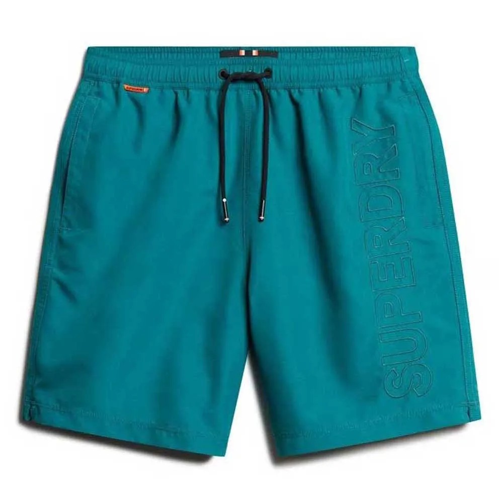 SUPERDRY Premium Emb 17 Swimm 短褲 合成材質 男款 正品歐洲代購 [141663502]