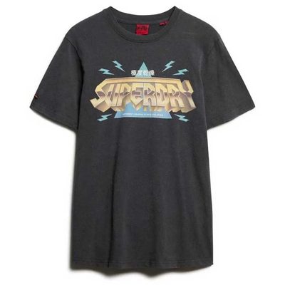 SUPERDRY Rock Band Logo Relax T恤 寬鬆 透氣 正品歐洲代購 [141663533]