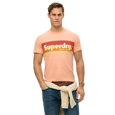SUPERDRY Terrain Logo Stripe T恤 寬鬆 舒適 正品歐洲代購 [141663652]