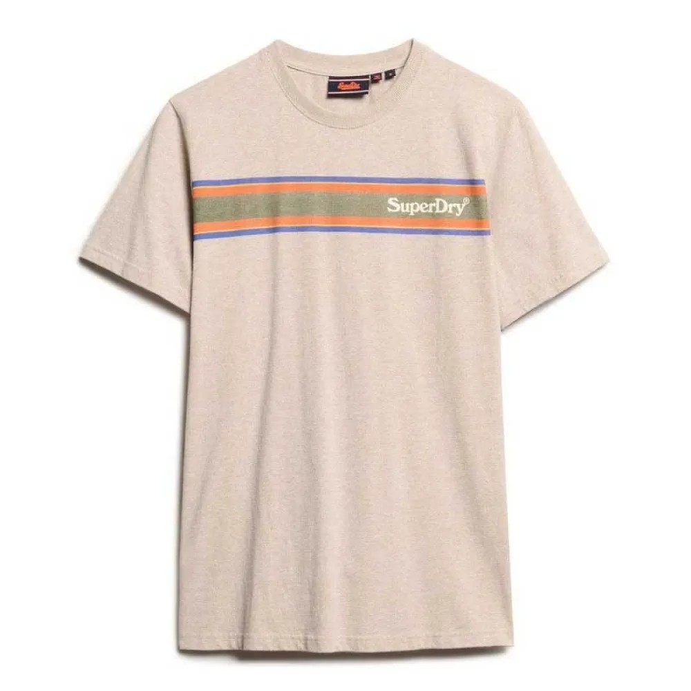 SUPERDRY Venue Logo Stripe Re T恤 寬鬆版型 正品歐洲代購 [141663699]
