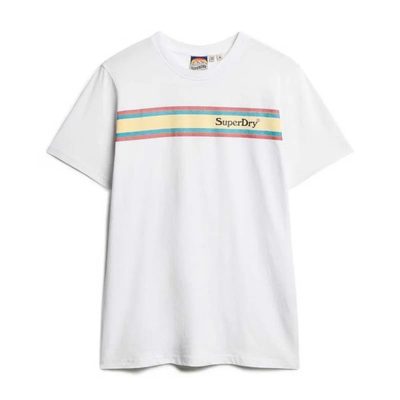 SUPERDRY Venue Logo Stripe Re T恤 寬鬆 舒適 正品歐洲代購 [141663708]