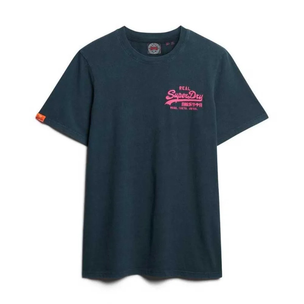 SUPERDRY Vl Embroidered Relax T恤 耐磨 復古 正品歐洲代購 [141663780]