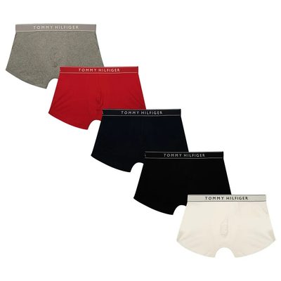TOMMY HILFIGER 5件組 四角褲 舒適 透氣 男內褲 平口褲 正品歐洲代購 [141679239]