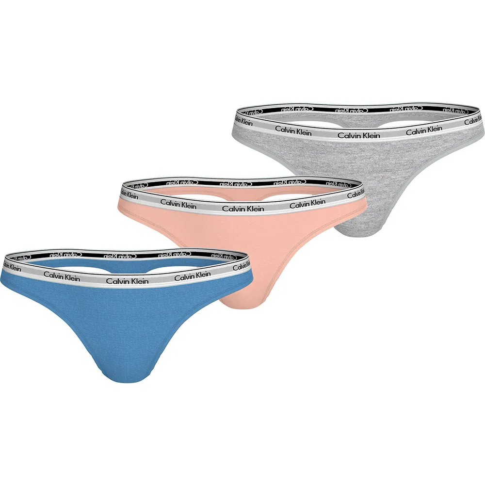 CALVIN KLEIN 3件組 Thong 3 耐磨 棉質 舒適 正品歐洲代購 [141679594]